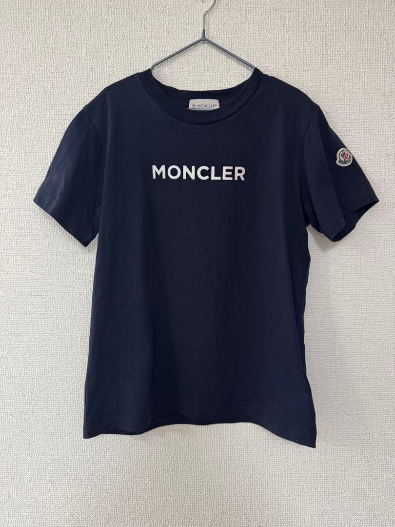 モンクレール　10A 半袖Tシャツ　ネイビー