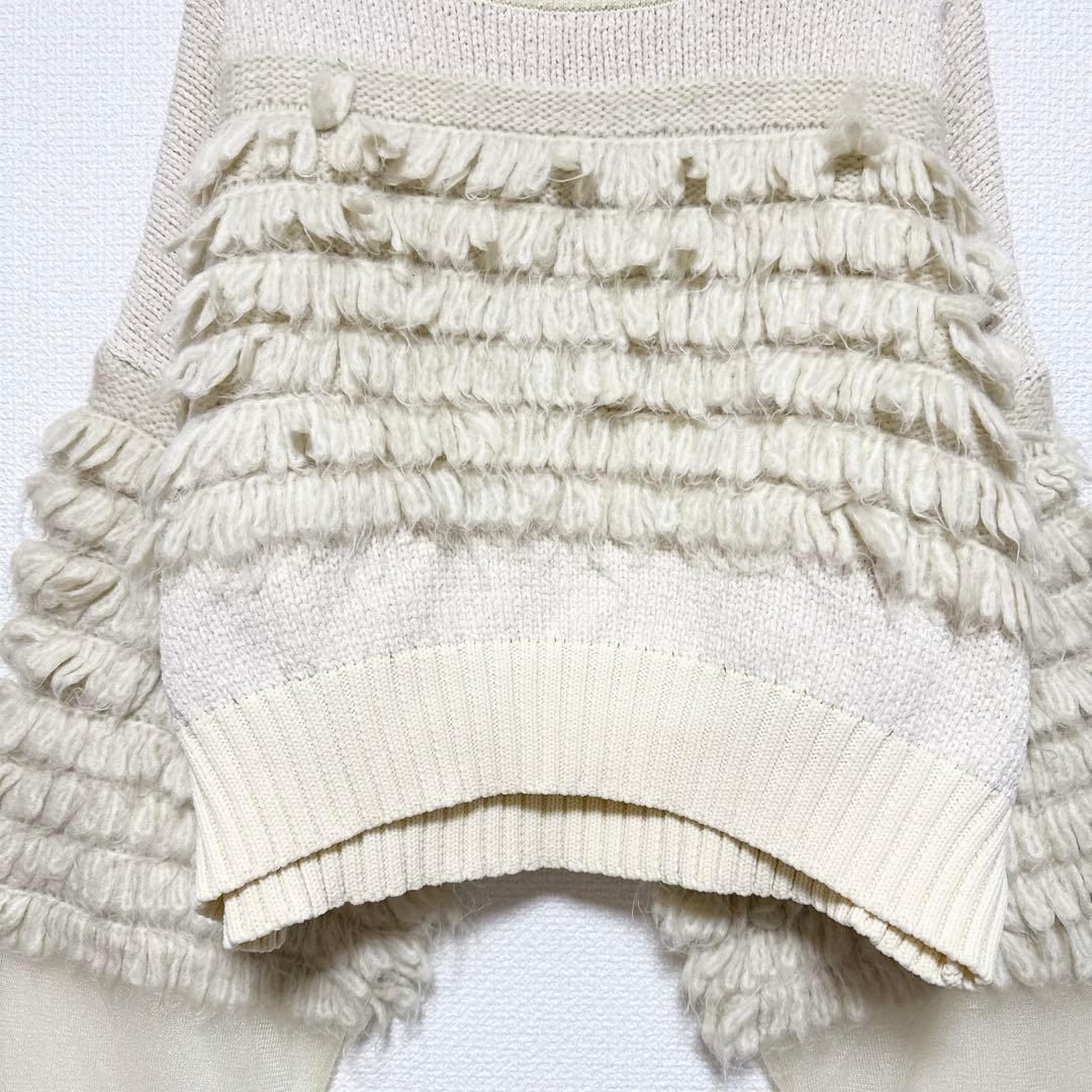 【新品タグ付き】HeRIN.CYE ヘリンドットサイ ショート丈 ニット 長袖