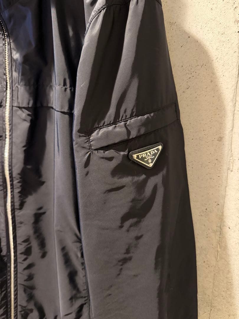 定価30万 PRADA プラダ 三角ロゴ ナイロンジャケット 52サイズ 美品