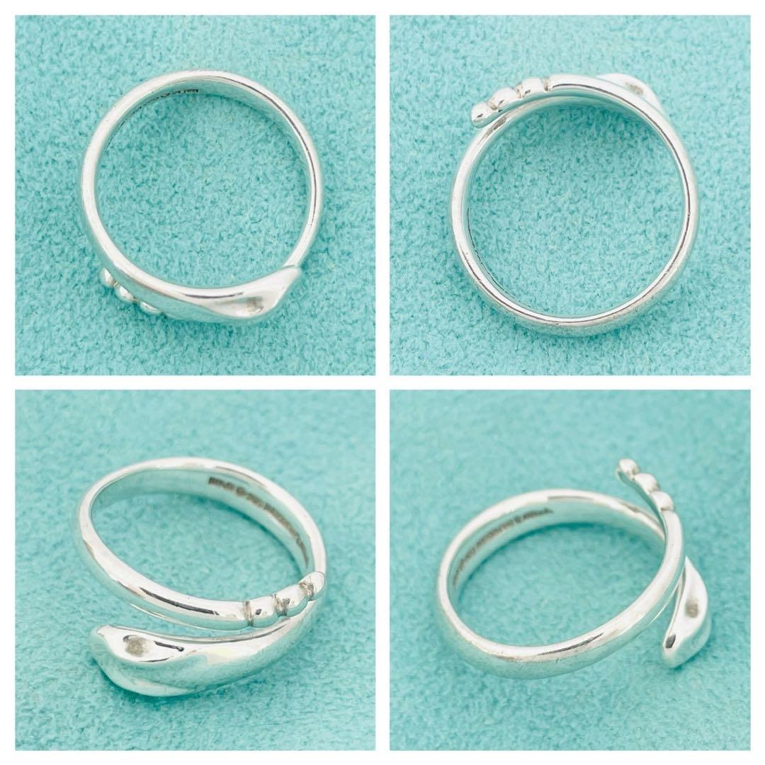 極美品☆ティファニー 指輪 スネーク シルバー925 リング 約7号 蛇 刻印