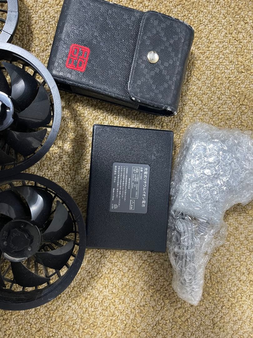 空調服用冷却ファン　2セット　HOOH