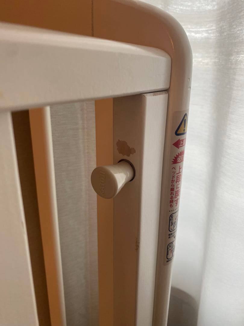 カトージ　ミニベビーベッド　マットレス・マットレスカバー・かけ布団付き