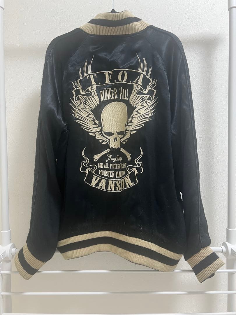 【VANSON】 【T.F.O.A】リバーシブル コラボスカジャン