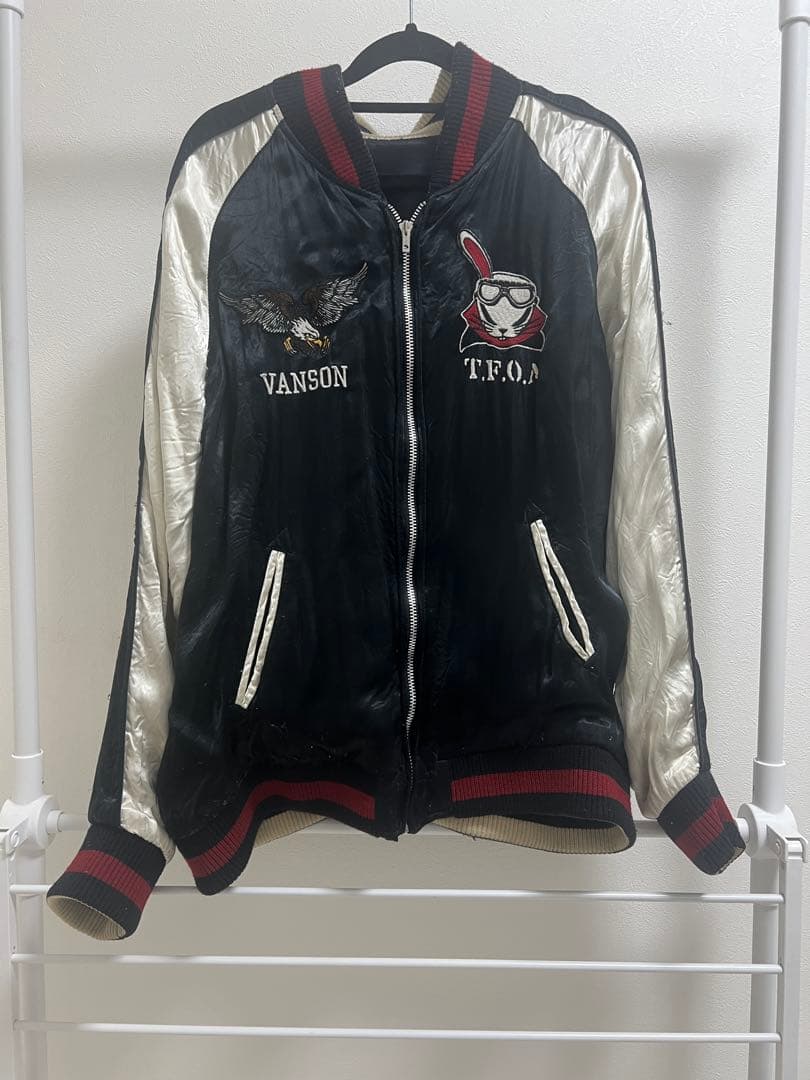 【VANSON】 【T.F.O.A】リバーシブル コラボスカジャン