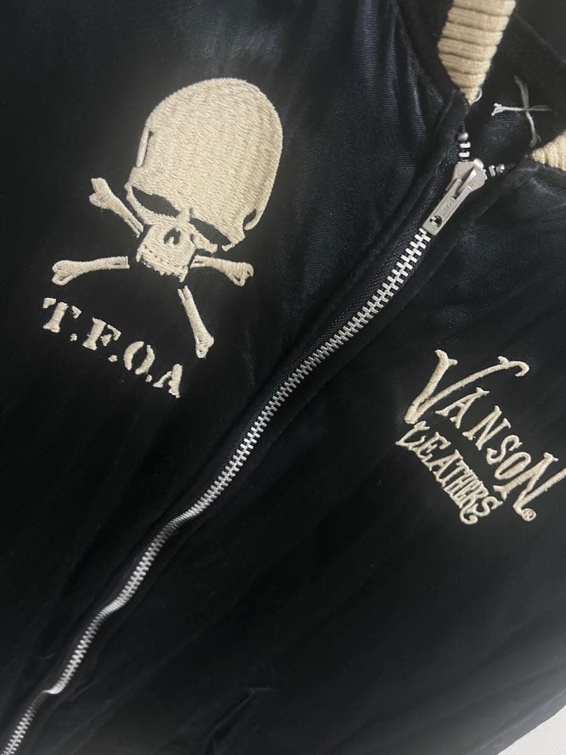 【VANSON】 【T.F.O.A】リバーシブル コラボスカジャン