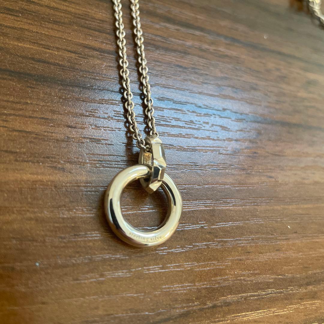 ト*ン様 GARNI ガルニ クラッシュコンビ No2 シルバーネックレス