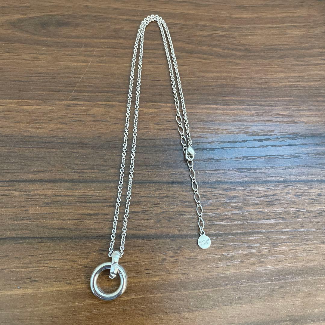 ト*ン様 GARNI ガルニ クラッシュコンビ No2 シルバーネックレス