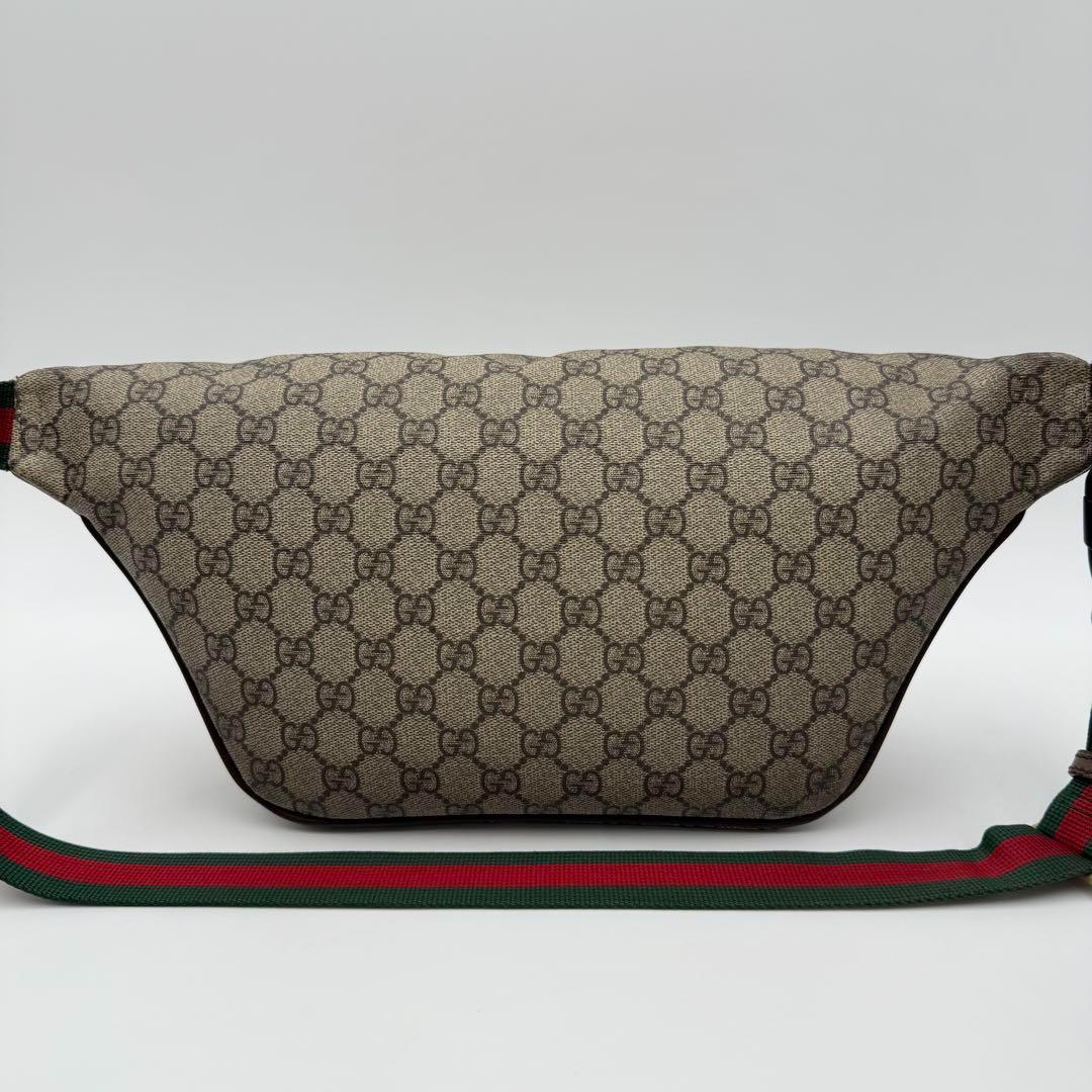 高級　グッチ　クーリエ　シェリーライン GG ウエストバッグ　ボディバッグ