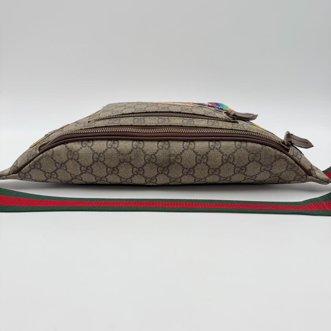 高級　グッチ　クーリエ　シェリーライン GG ウエストバッグ　ボディバッグ