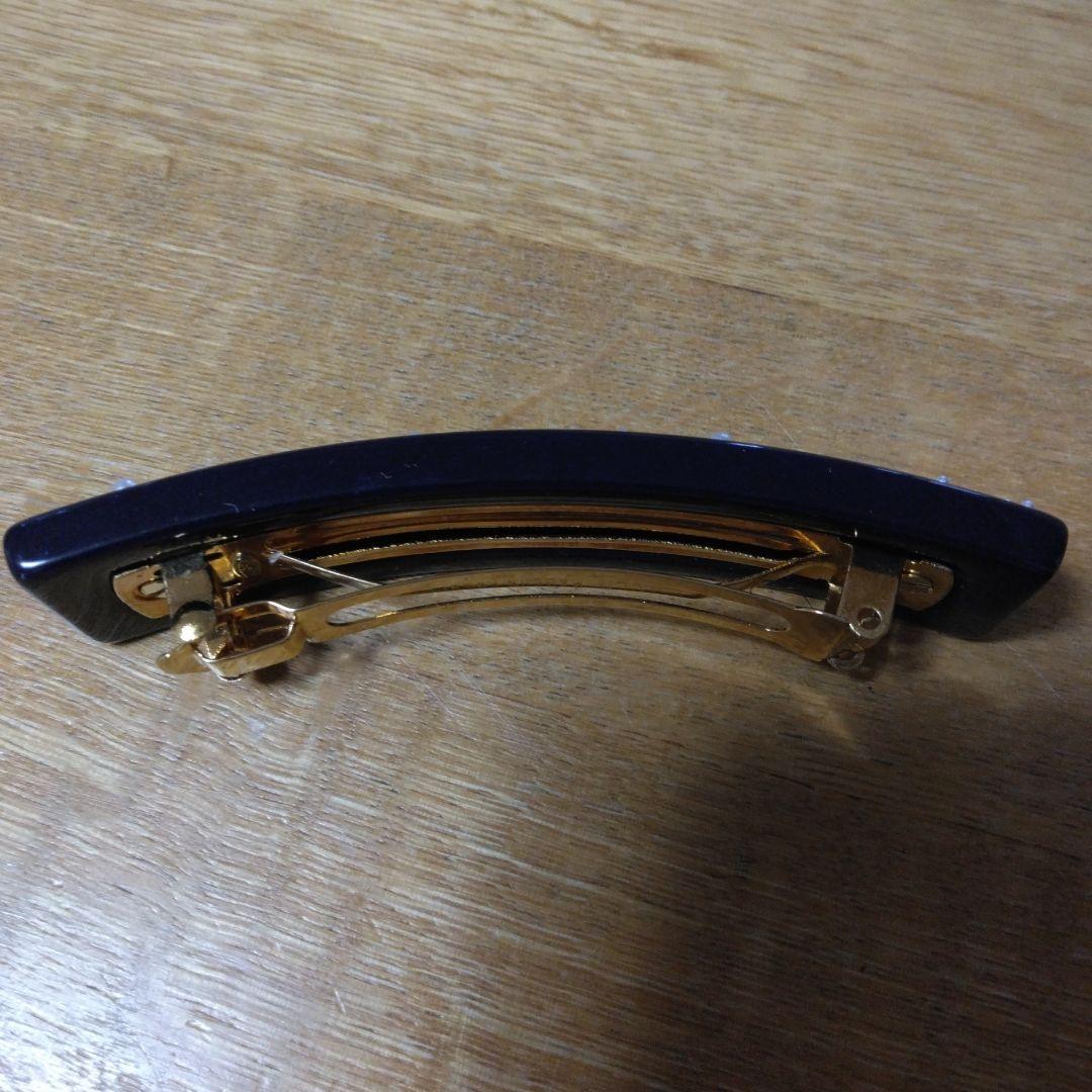 CHANELバレッタ COCOマークパール