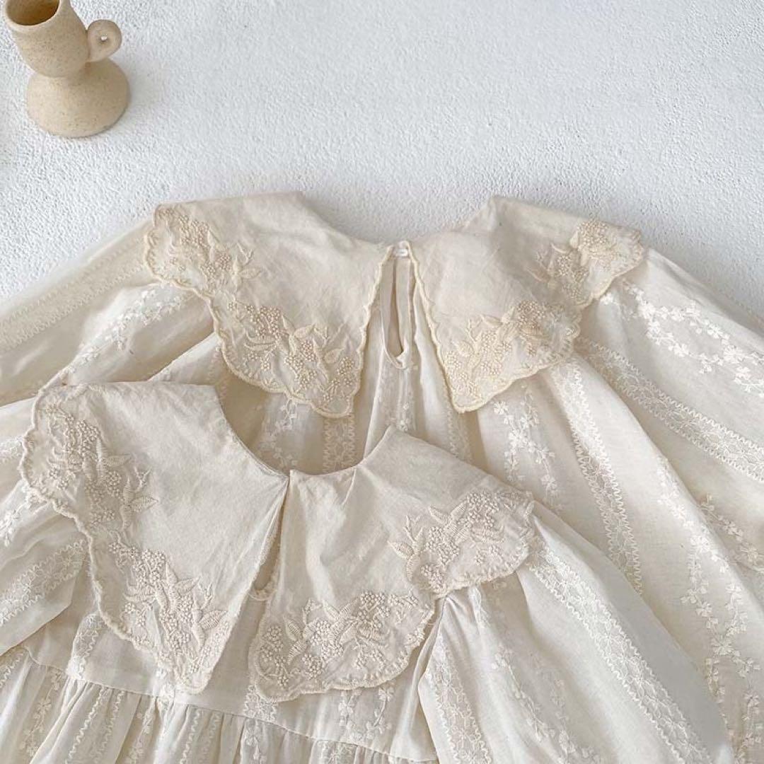 あお　ロンパース70.80.ワンピース80.90.100