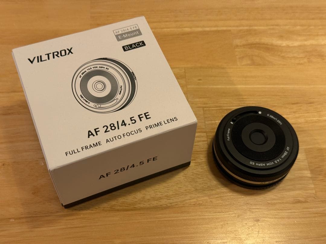VILTROX AF 28mm f4.5 ソニーEマウント
