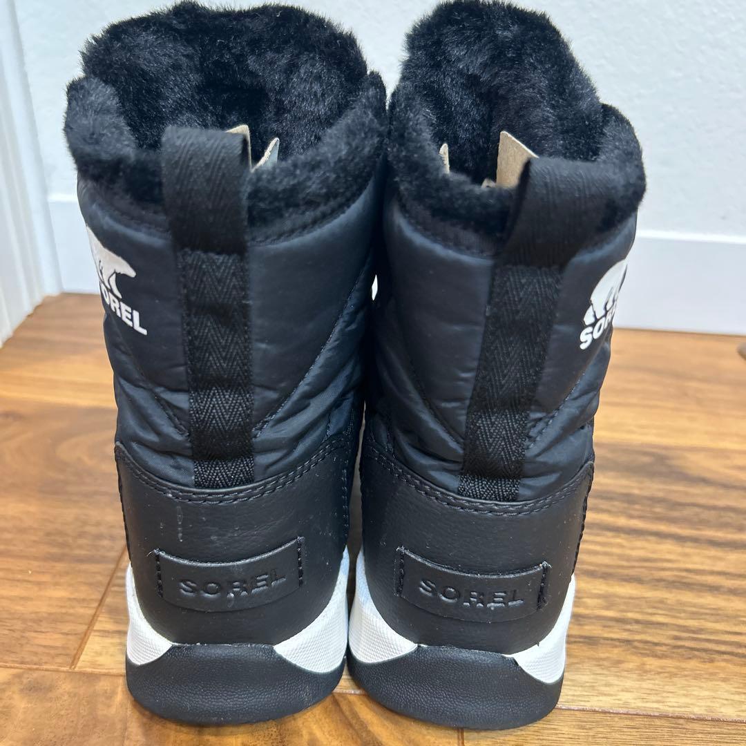 SOREL ブラックブーツ　23cm