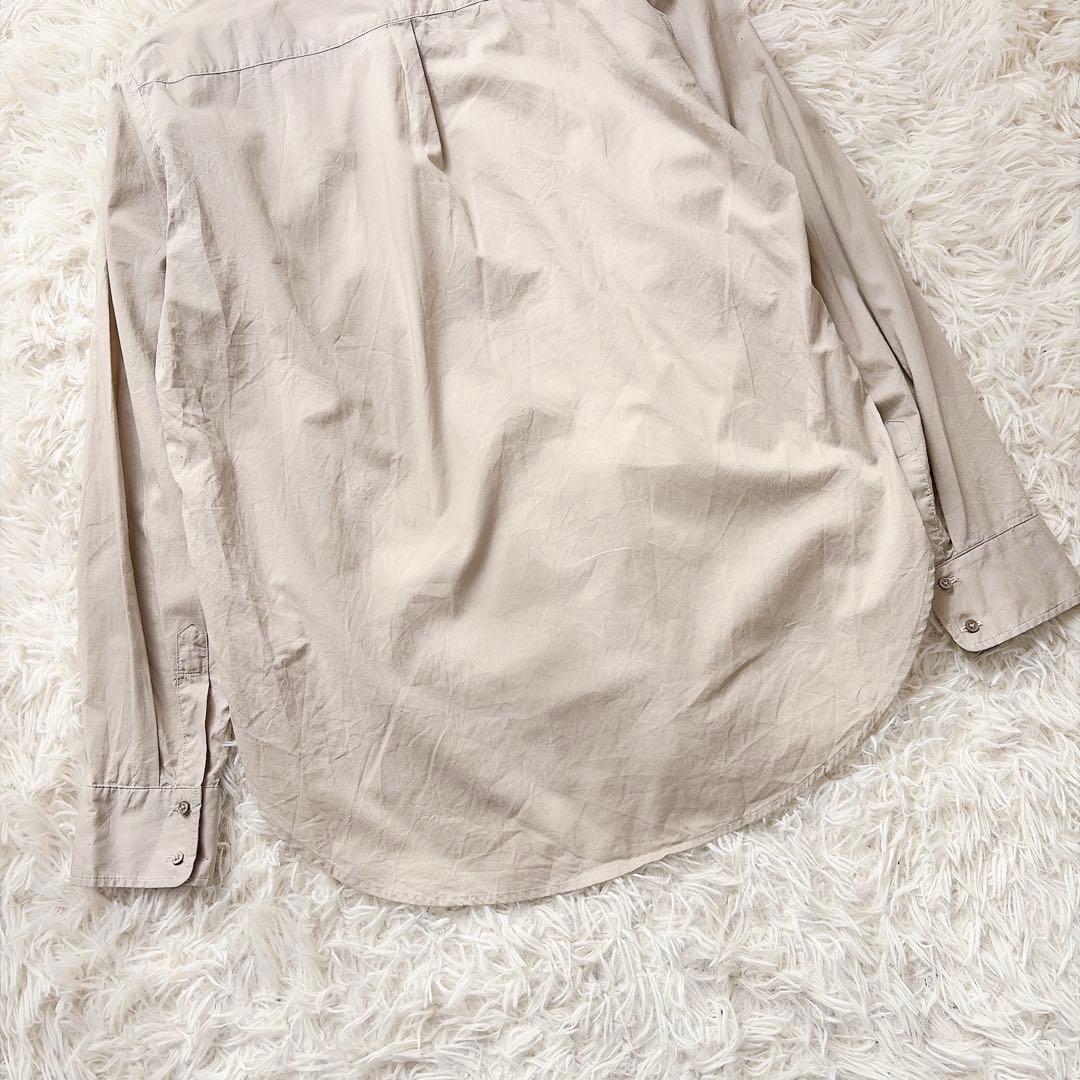 ドゥーズィエムクラス　20SS WASH ウォッシュコットンシャツ　ベージュ