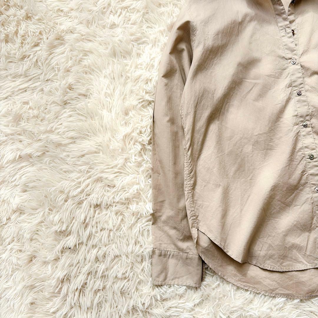 ドゥーズィエムクラス　20SS WASH ウォッシュコットンシャツ　ベージュ