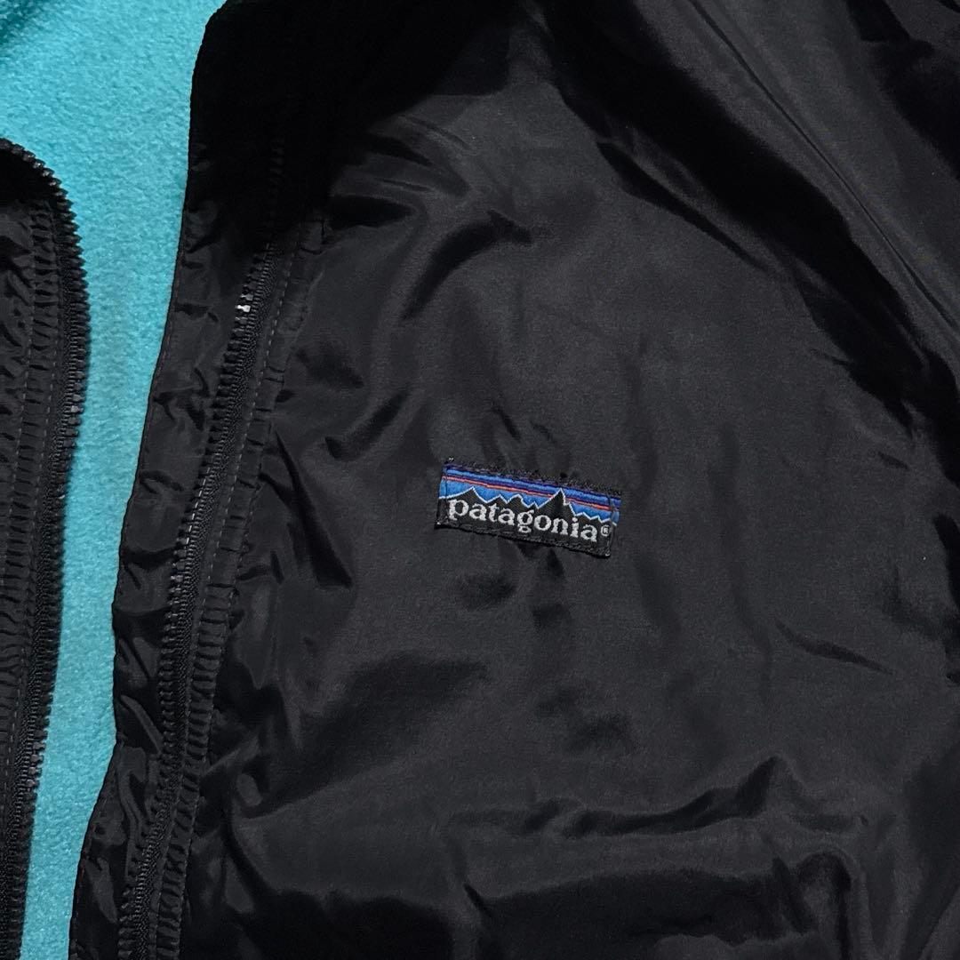 80's Patagonia シェルドシンチラ ブラック サイズ10(M相当)