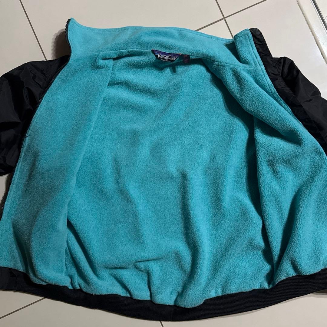 80's Patagonia シェルドシンチラ ブラック サイズ10(M相当)