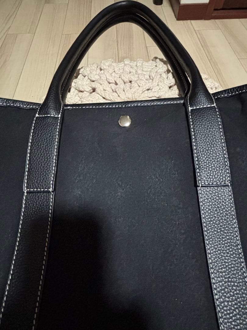 ビューティーアンドユース キャンバスレザー トートバッグ