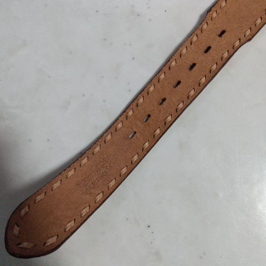 美品 Justin TOP GRAIN COWHIDE カウボーイ ベルト