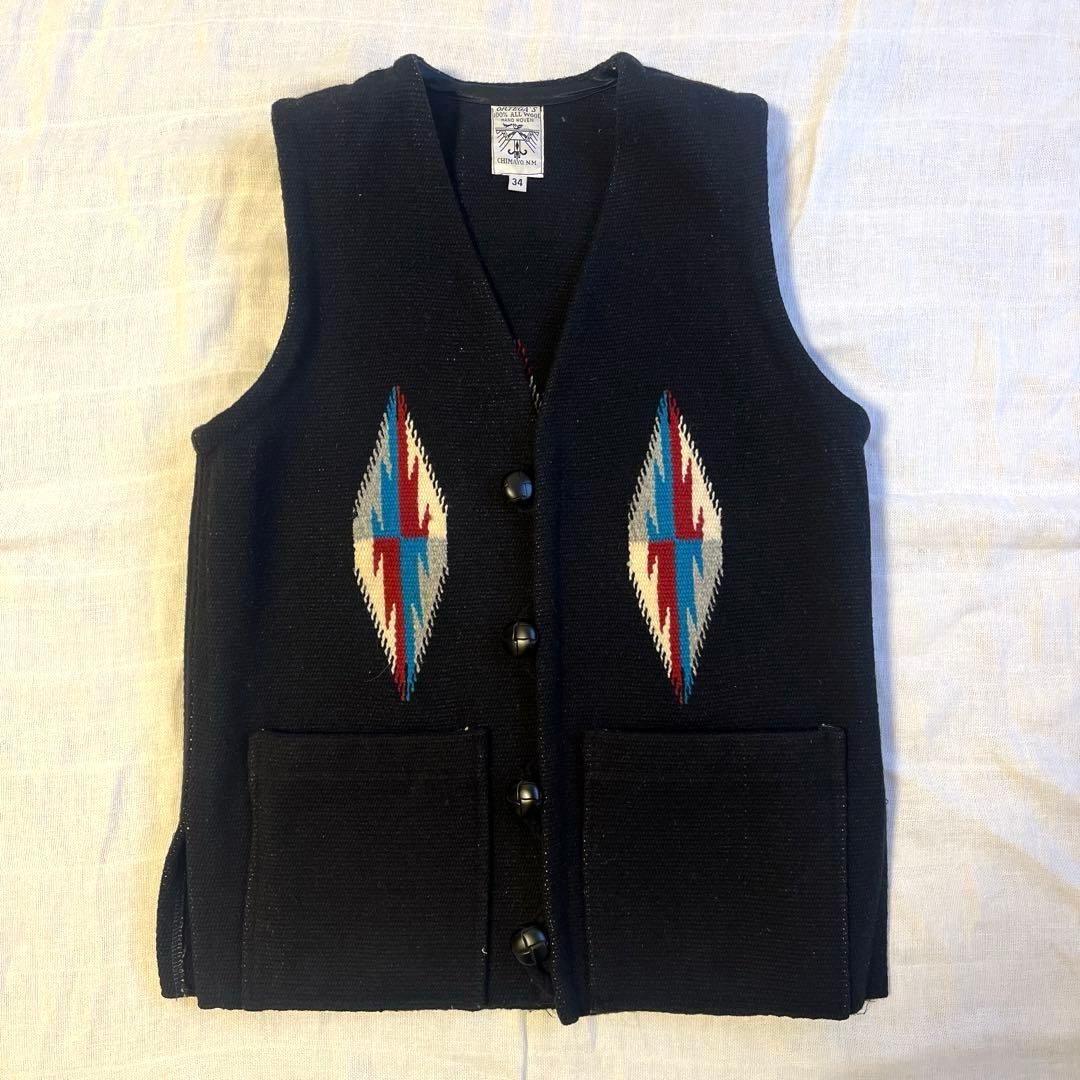 ORTEGA'S CHIMAYO オルテガ　チマヨベスト　ウールベスト 34