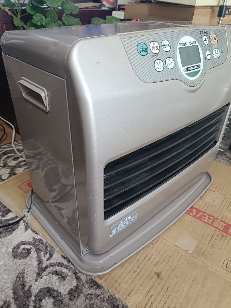 大容量パワーありコロナ7.2L石油 ファンヒーターFH-G5715BYタイヤ付き