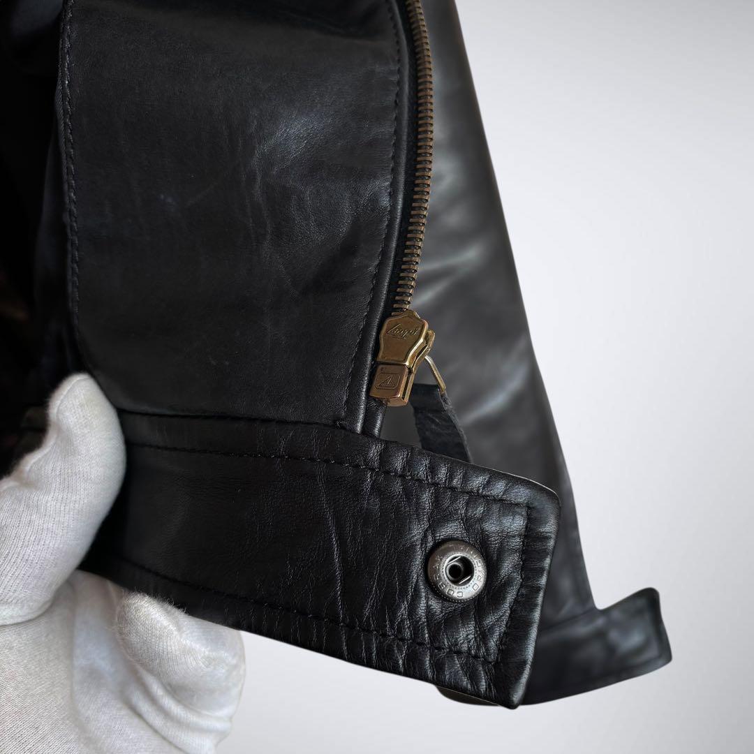 伊製希少giulianoFujiwaraホースハイド48馬革LAMPOアーカイブ