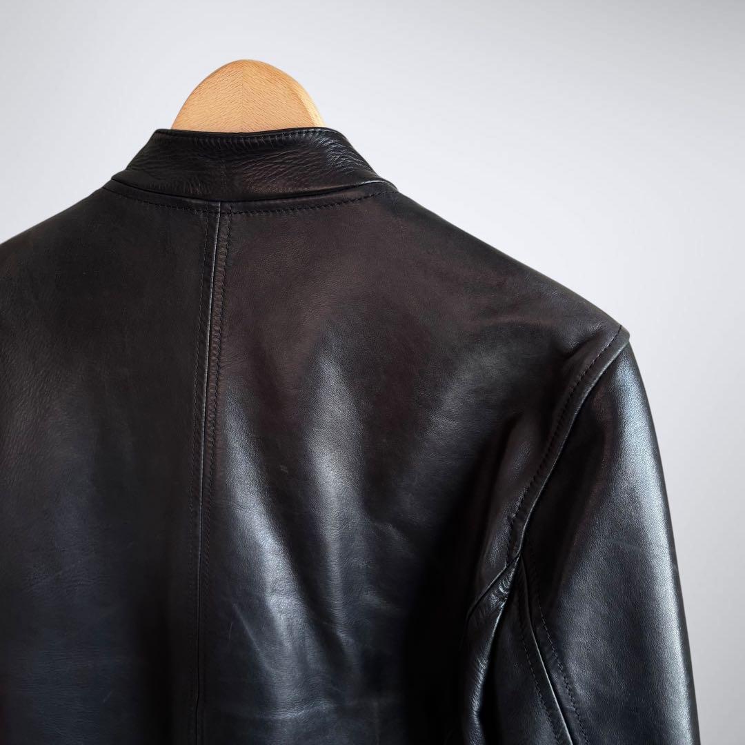 伊製希少giulianoFujiwaraホースハイド48馬革LAMPOアーカイブ