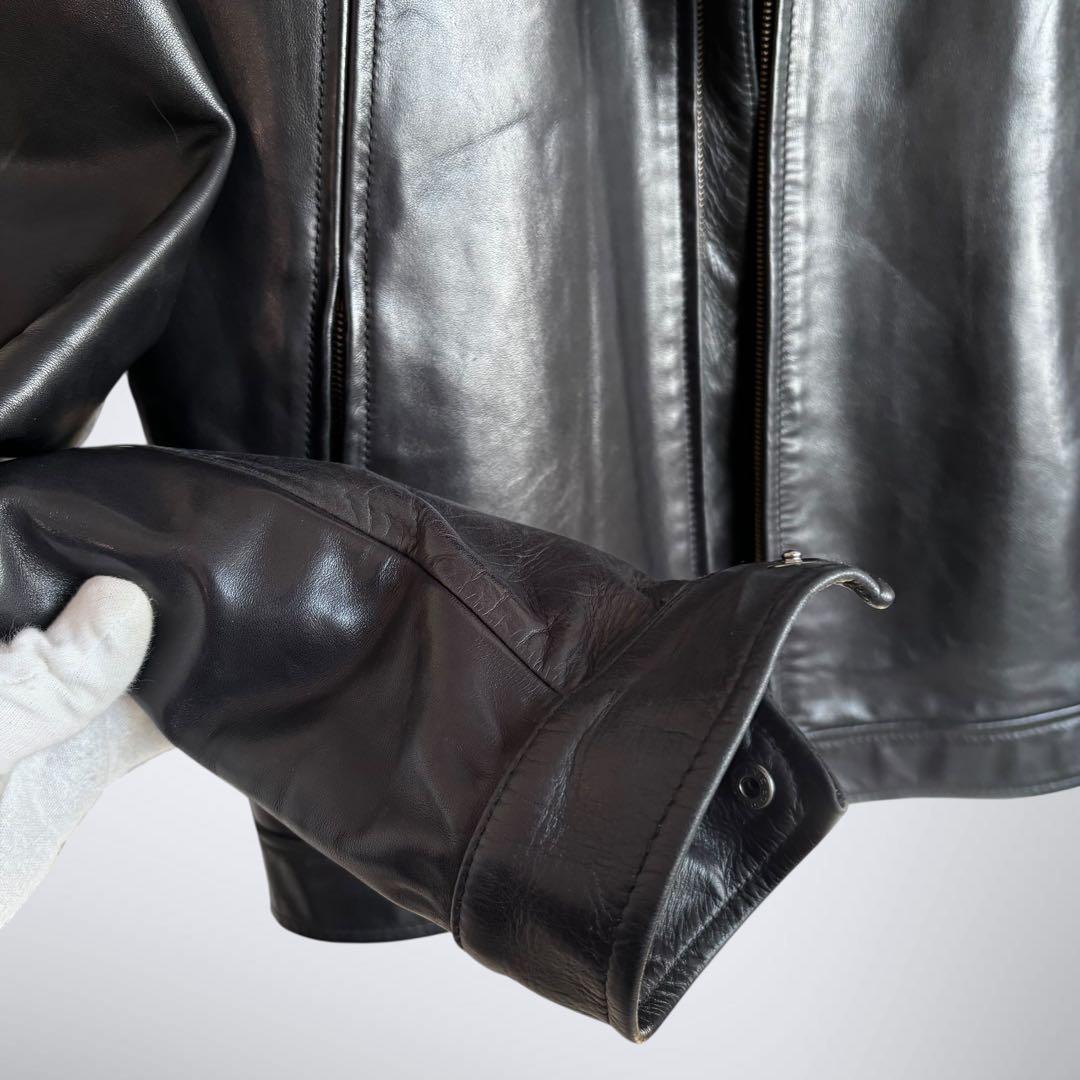 伊製希少giulianoFujiwaraホースハイド48馬革LAMPOアーカイブ