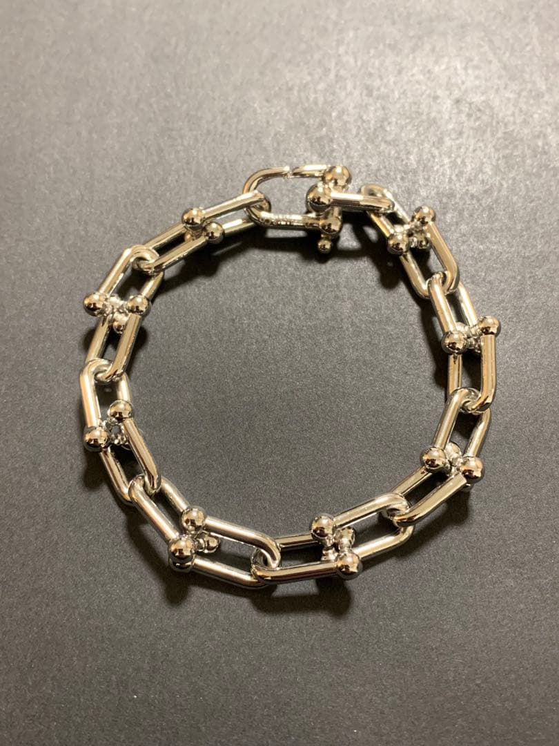 シルバー チェーンリンク ブレスレット