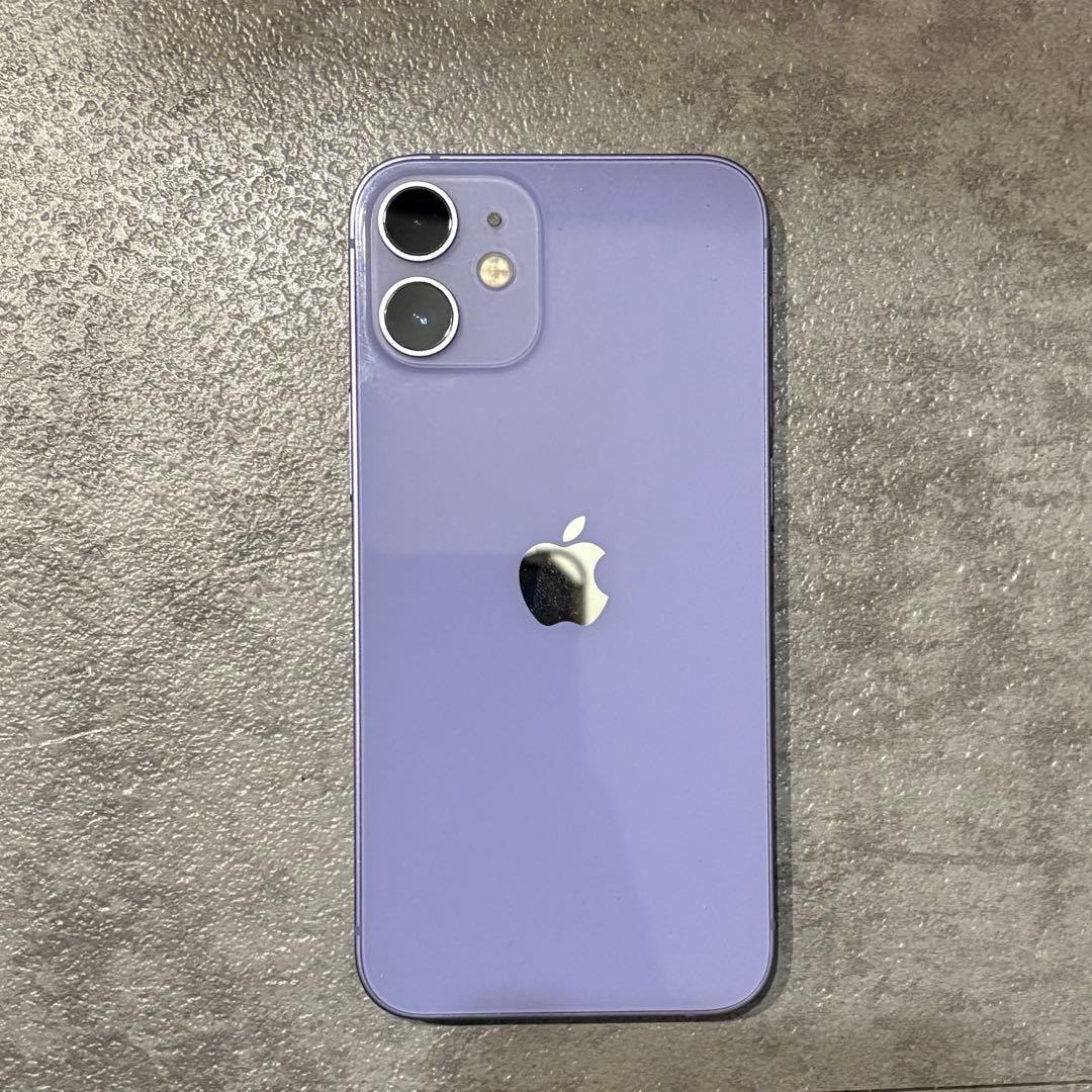 iPhone12mini・128GB・パープル・ケーブル付き