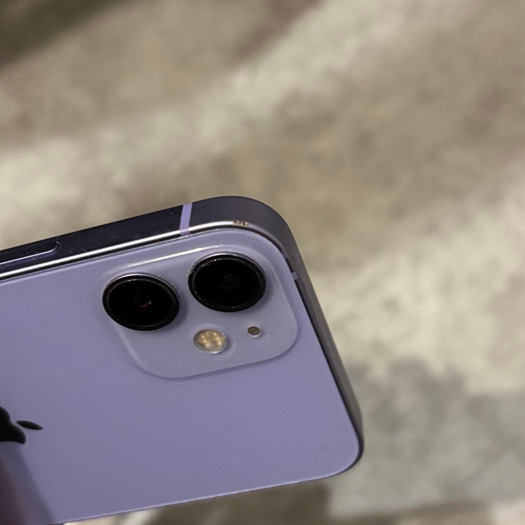 iPhone12mini・128GB・パープル・ケーブル付き