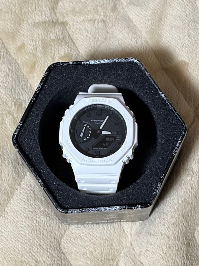 【G-SHOCK】 GA-2100-7A カシオ アナデジ ホワイト