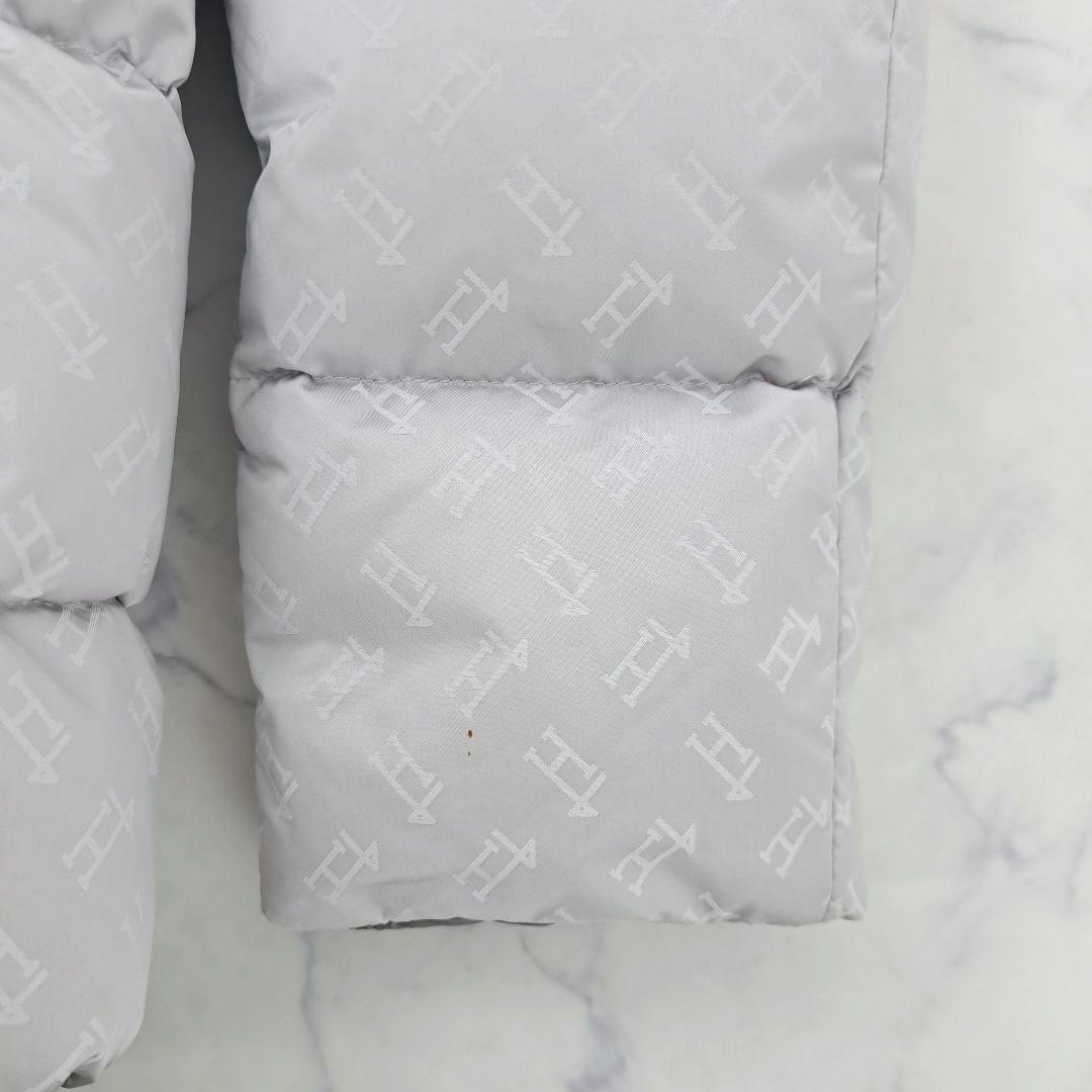 HERNO ヘルノ モノグラム 総柄 ロゴ 近年 ダウンジャケット 40