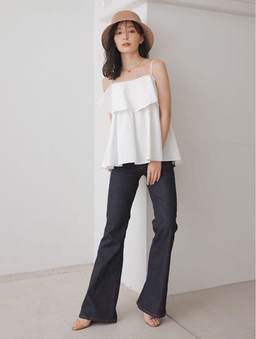 【anuans×YANUK】Boots cut flare denim 24