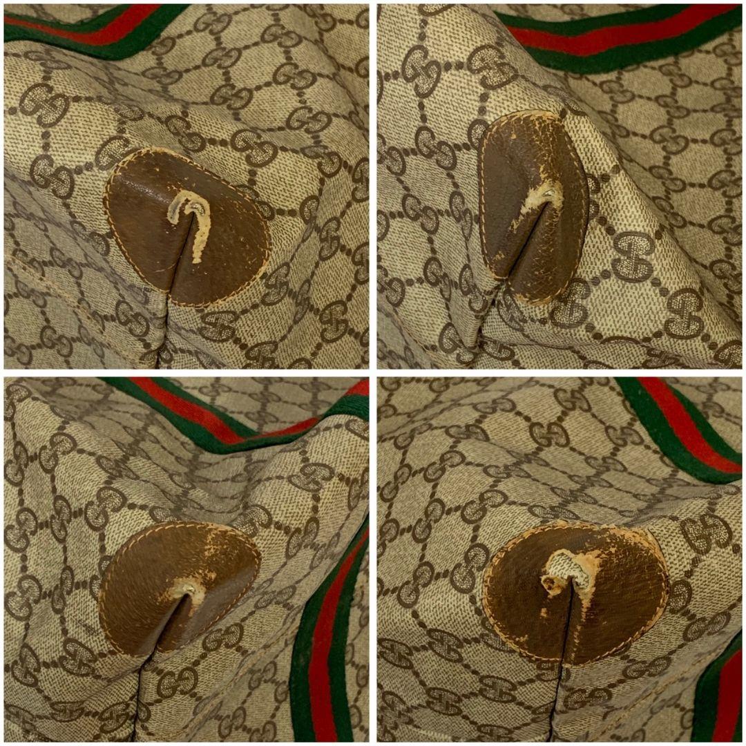 GUCCI グッチ トートバッグ シェリーライン GG柄 PVC 大容量