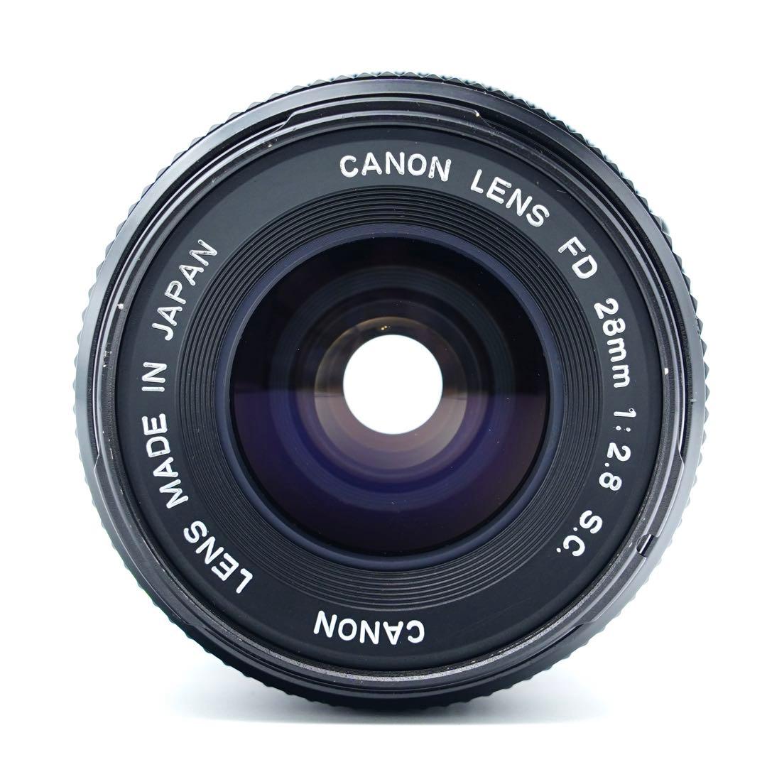【動作確認済み】広角レンズ Canon FD 28mm f2.8 S.C.