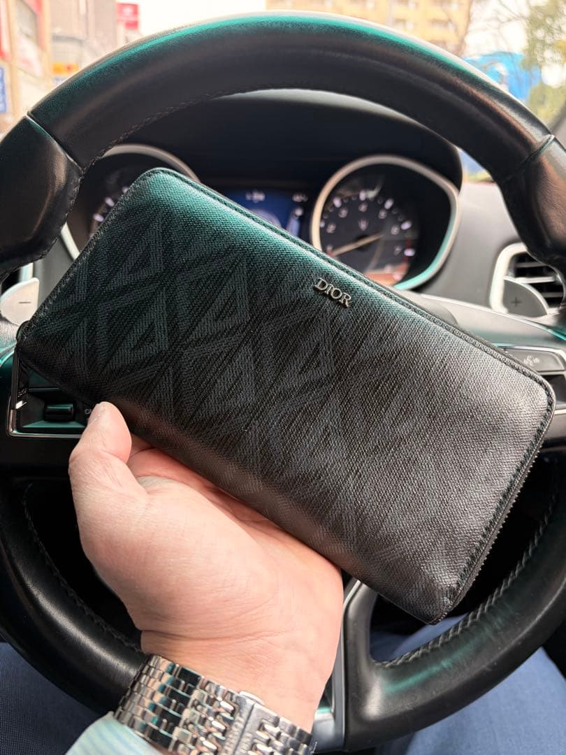 国内正規　DIOR ダイヤモンド ロングジップウォレット