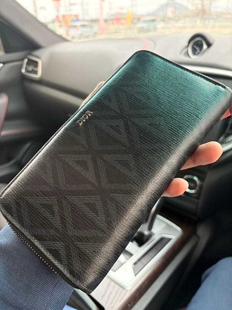 国内正規　DIOR ダイヤモンド ロングジップウォレット