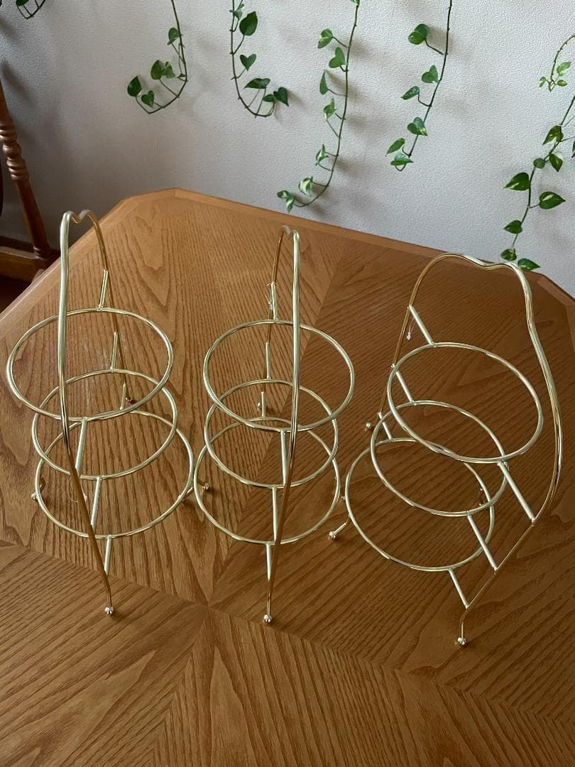 【お買い得！】3段 アフタヌーンティースタンド ケーキスタンド 4個