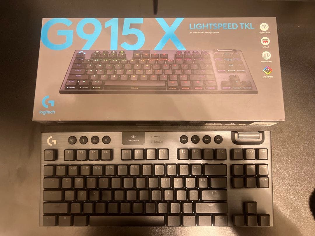 Logicool G915 X LIGHTSPEED TKL タクタイルブラック