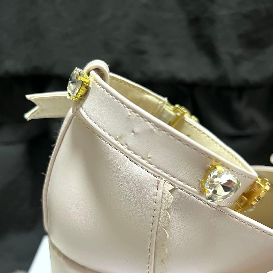 LIZ LISA リズリサ ハートビジュープラットフォームローファー L