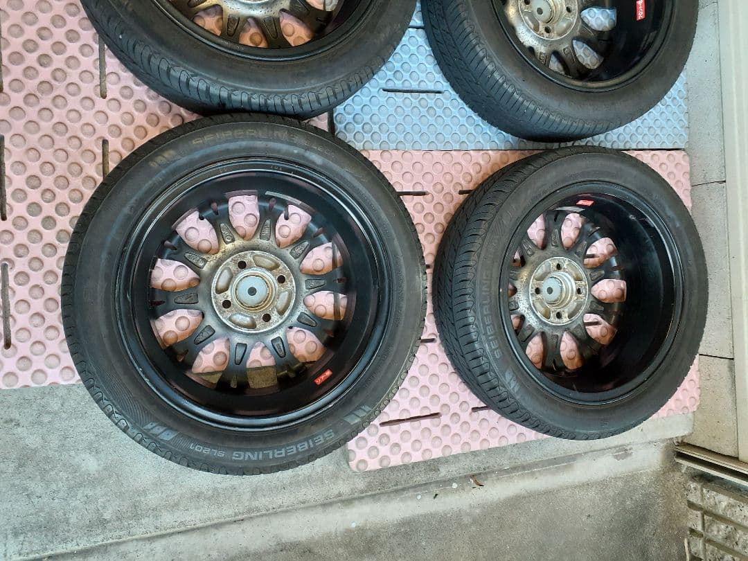 15インチホイールブリヂストン 165/55r15 4本セット軽自動車