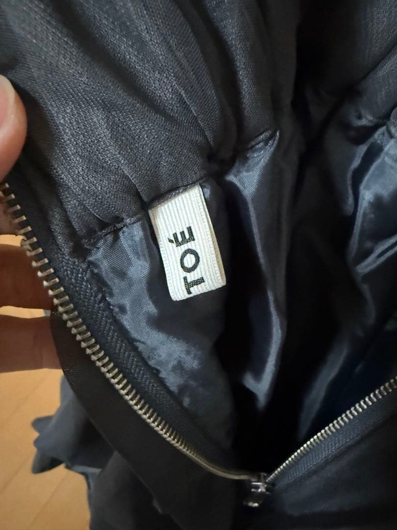 【正規品】THE TOE Iris tulle skirt グレー S