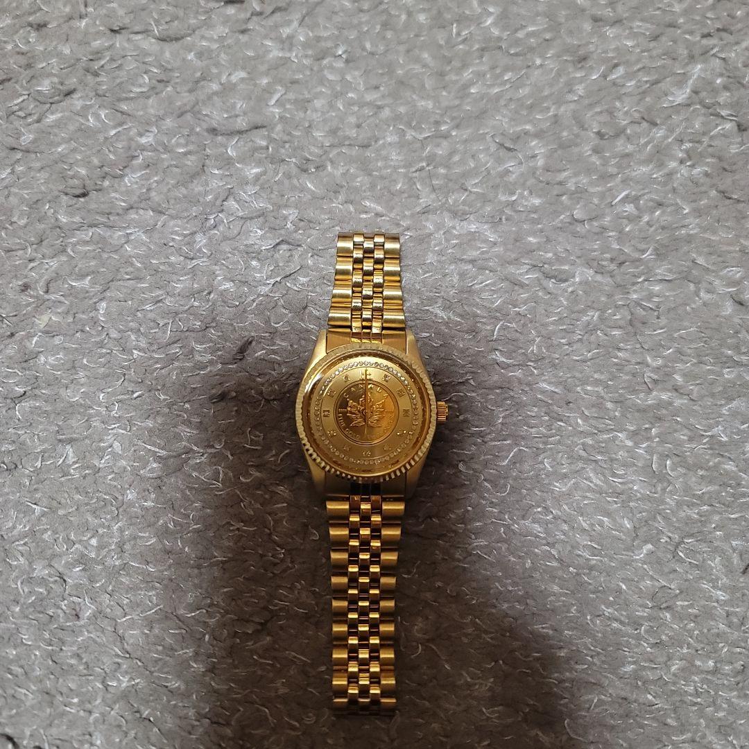 ELGIN メイプルリーフ カナダ 金貨 1/10oz 腕時計 最終値下げ