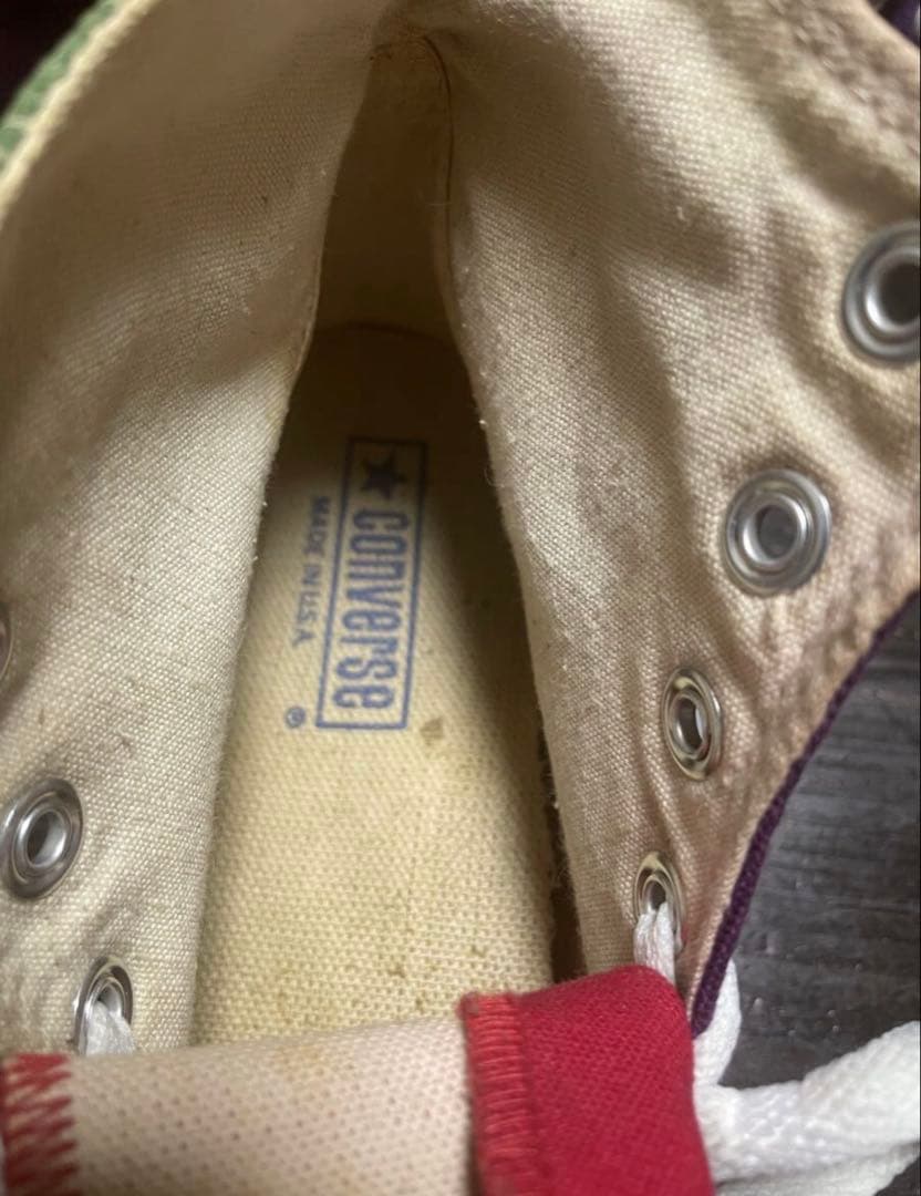 【CONVERSE コンバース】 USA製 ハイカット スニーカー　クレイジー