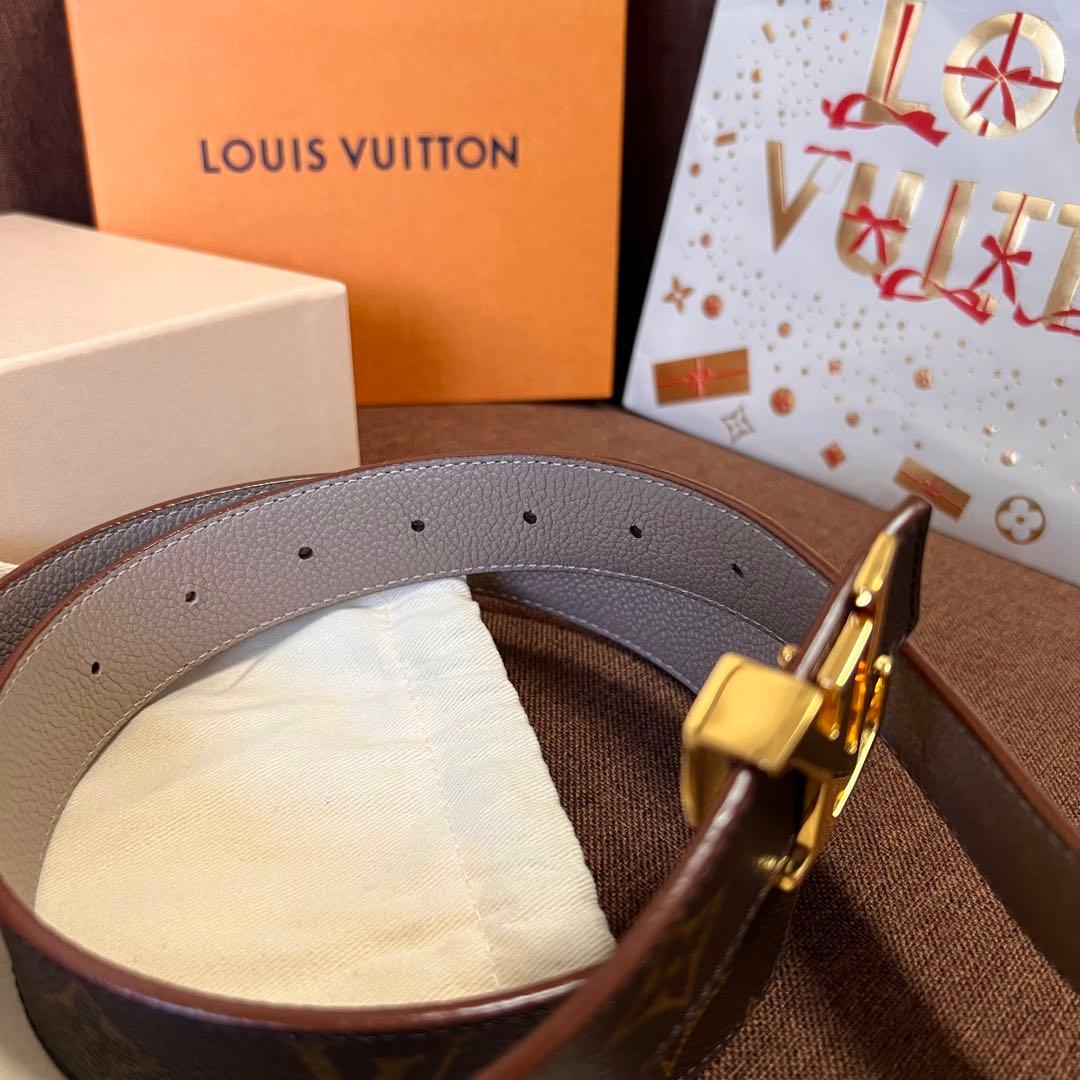 ルイヴィトン サンチュール LV 30MM レザー ベルト