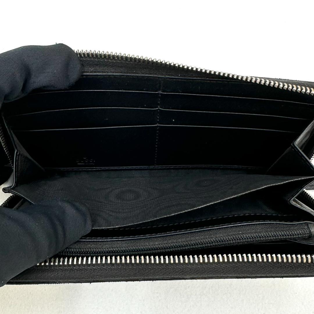 GUCCI グッチ ニューウェブ シェリーライン ラウンドファスナー 長財布