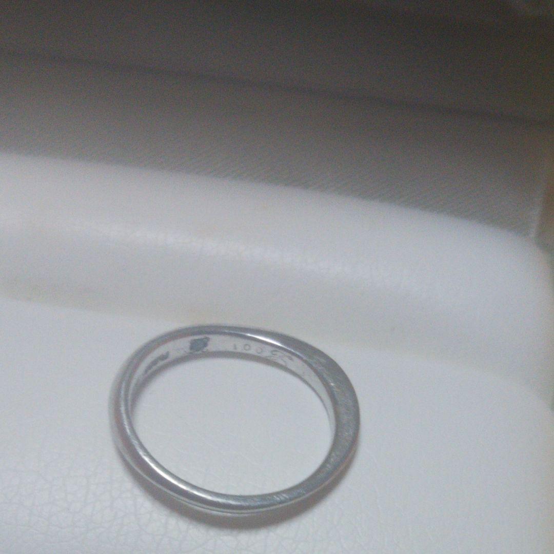 しろくろなんとか‼️リング 指輪5.5【ダイヤ入り】