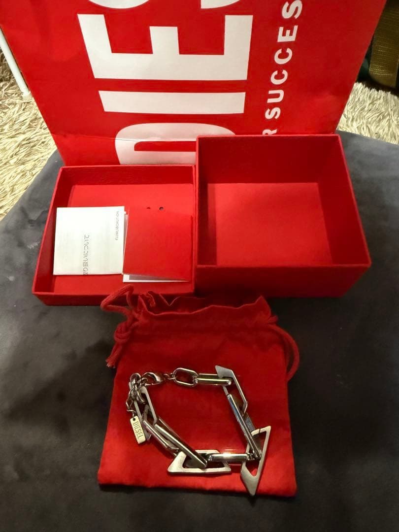 ☆希少美品☆ DIESEL ブレスレット シルバー