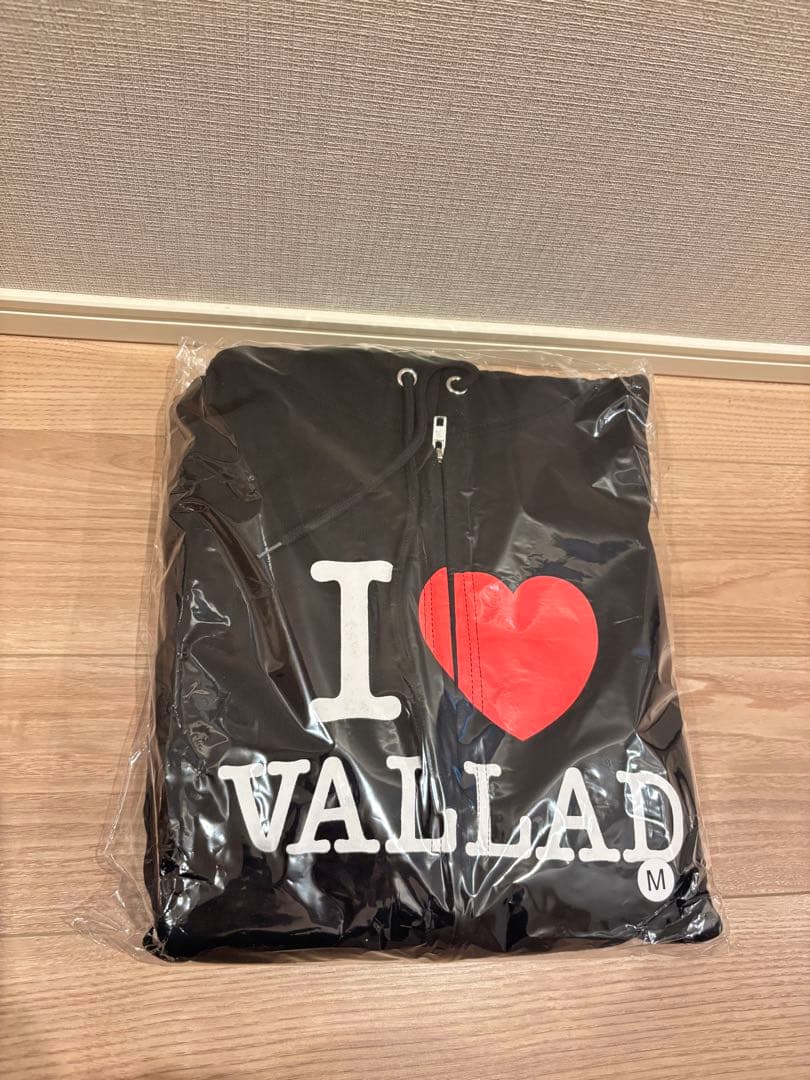 Mサイズ I LOVE VALLAD ZIP HOODIE